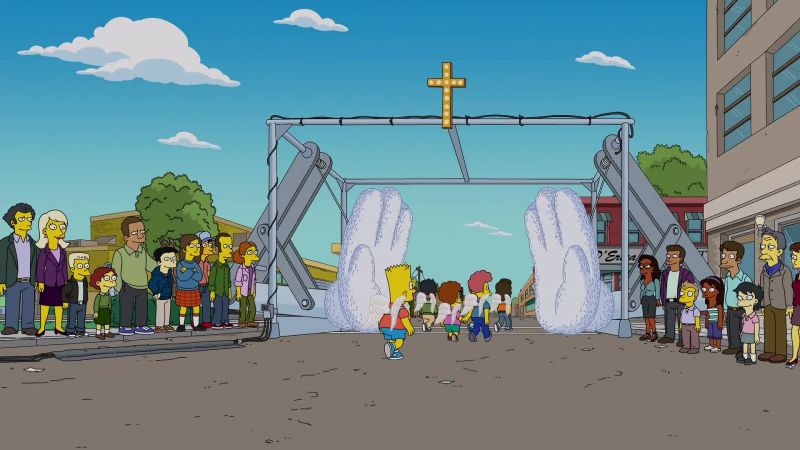 He's gonna crush Bart!