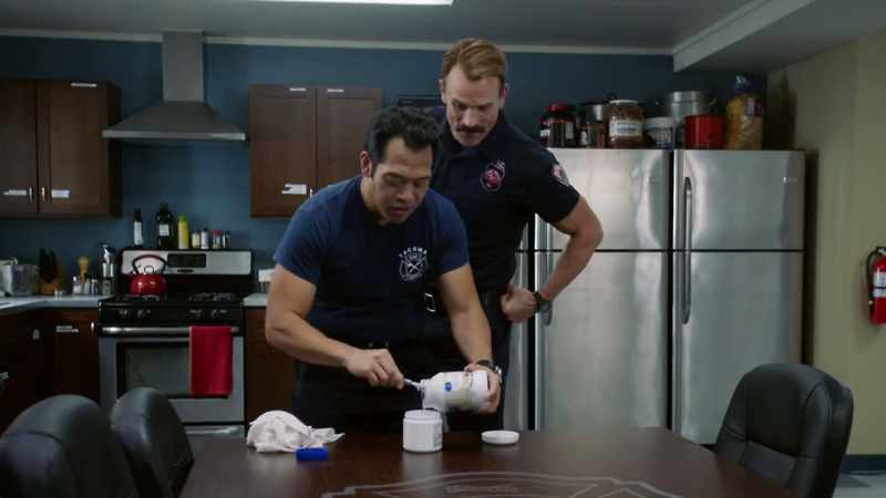 He's gonna realize that it's mayonnaise right away