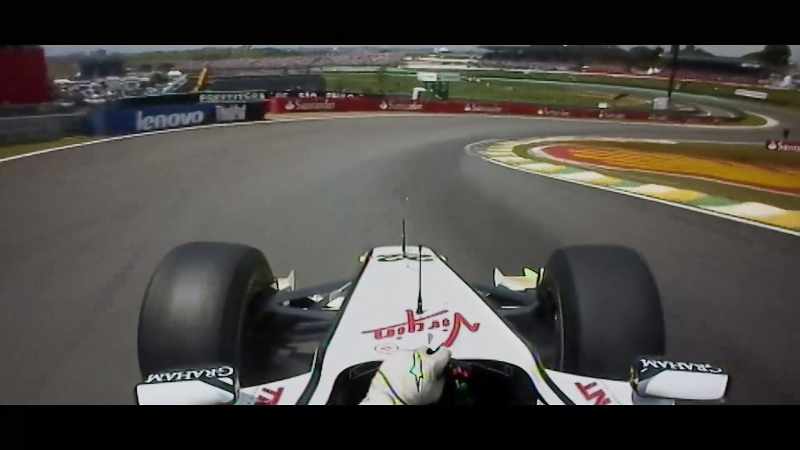 He's got through. So, Jenson Button now up into seventh place