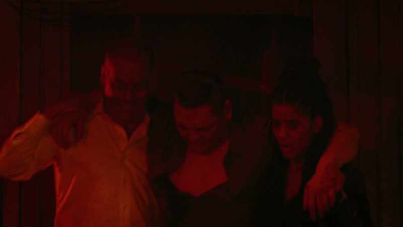 He's here-- - The Ghost. Louie fought him