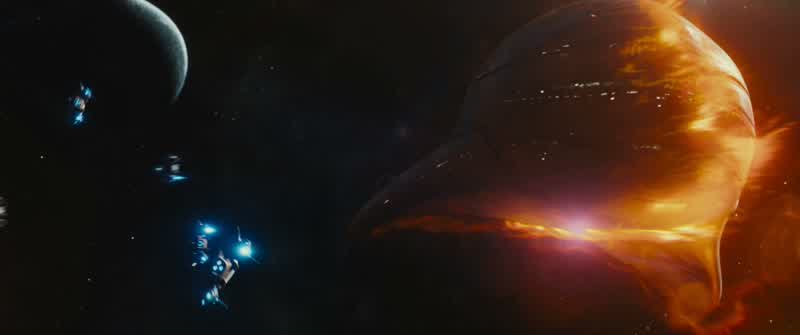 He's in hyperspace