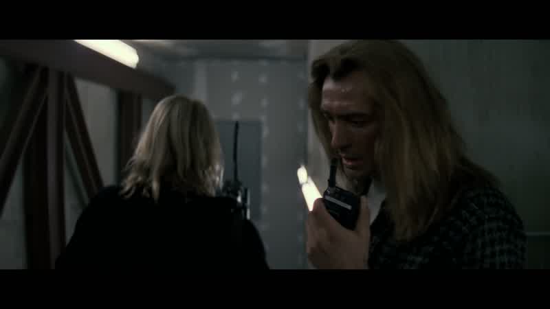 He's in the elevator shaft