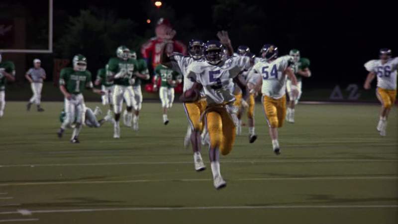 He's in the end zone WHISTLING