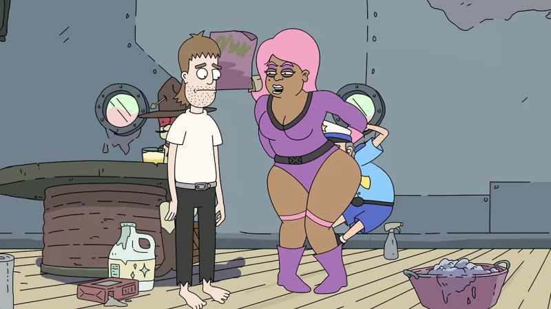 He's just joshing around. - [muffled talking]