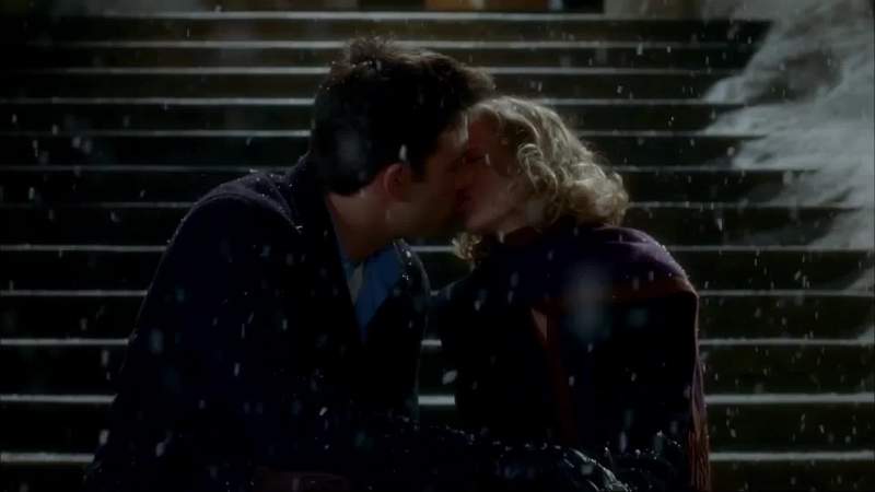 He's kissing his sister