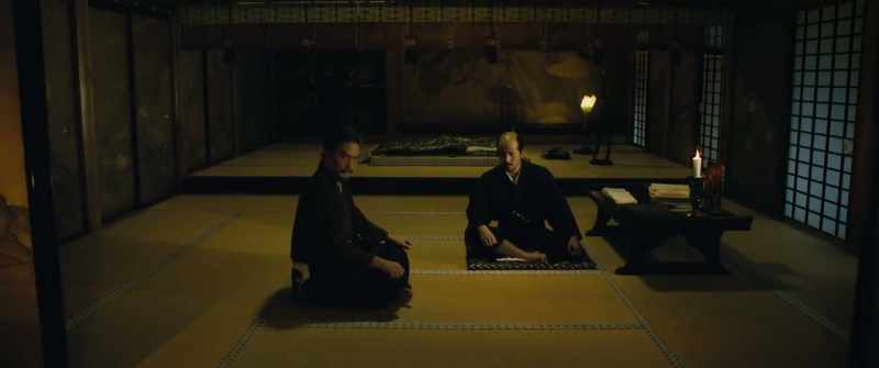 He's learning tea ceremony
