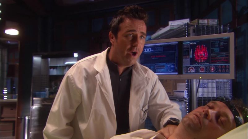 He's not breathing. Quick, bag him. We need to get him on a ventilator