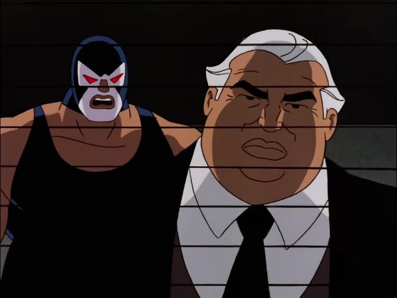 He's out there somewhere, Bane