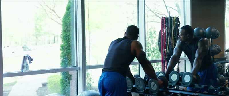 He's over there, ain't doing shit