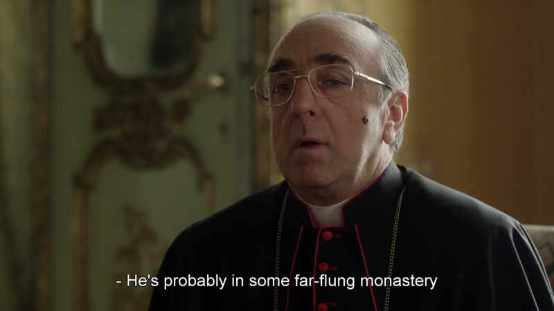 He's probably in some far-flung monastery