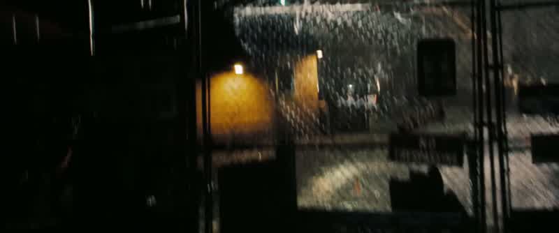He's pulled around the back of the building