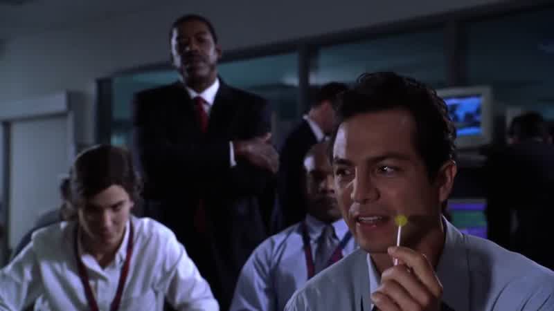 He's right behind me, isn't he?