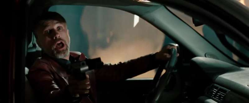 He's shooting at me Embark the vehicle