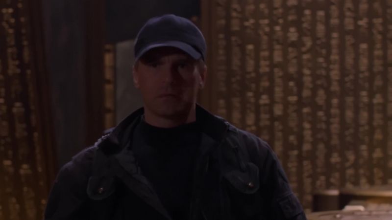 He's...staying behind