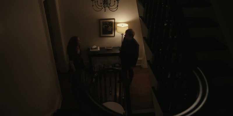 He's staying the night. -The fuck he is