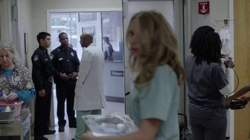 He's still in triage