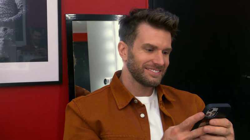 He's straight, white. We've seen his huge dick online