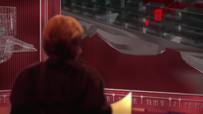 He's taking too long. Isn't there some way to re-aim the transporter array?