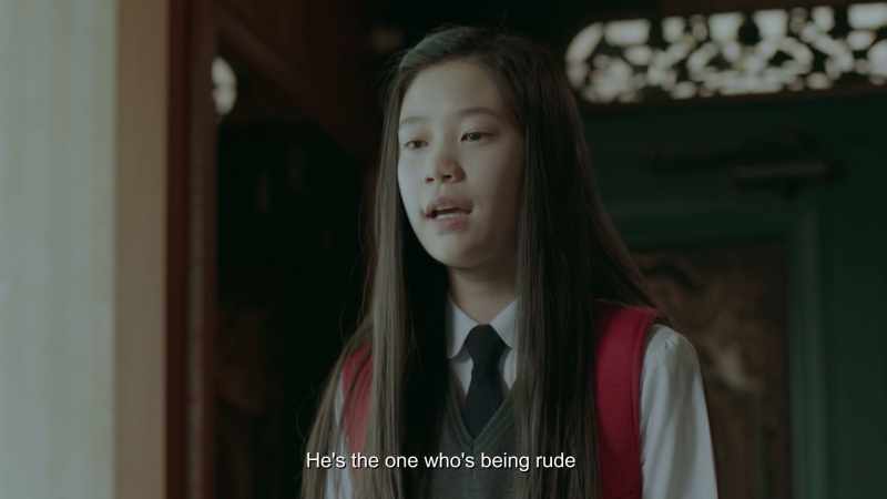 He's the one who's being rude