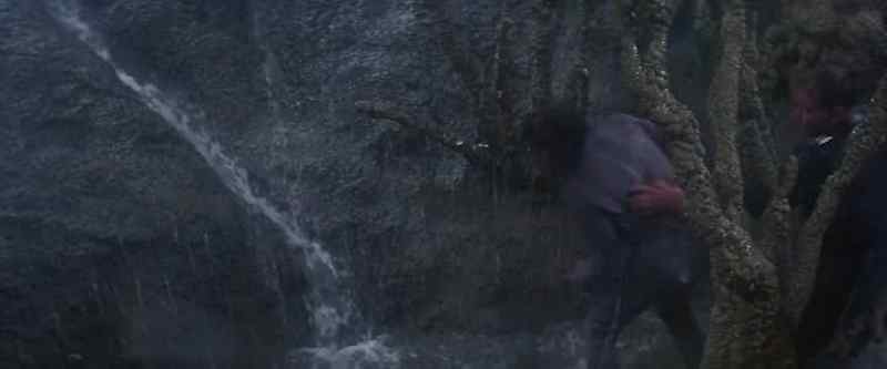 He's trying to drown himself!
