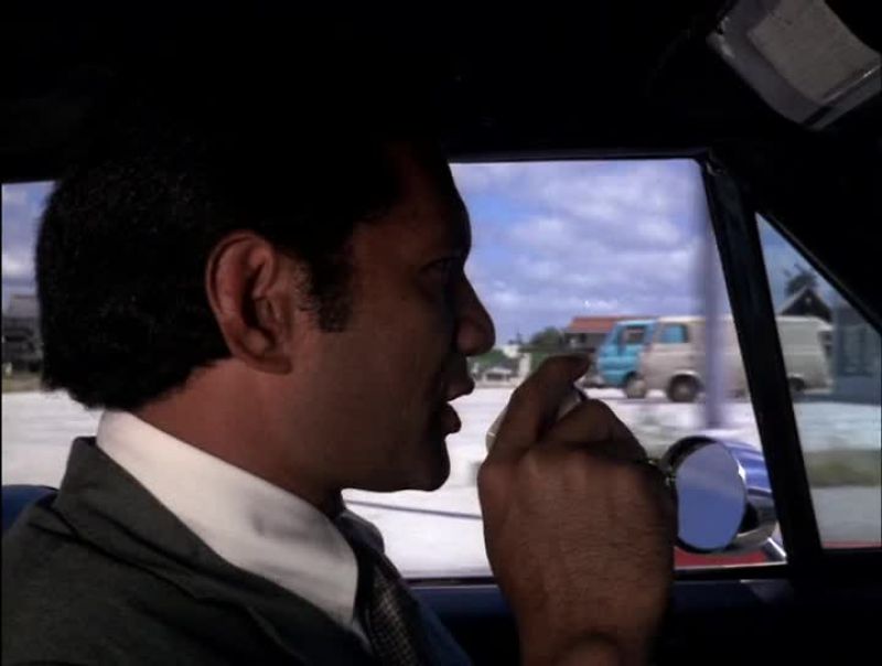 HE'S TURNING LEFT, HEADED FOR THE LUNALILO HIGHWAY