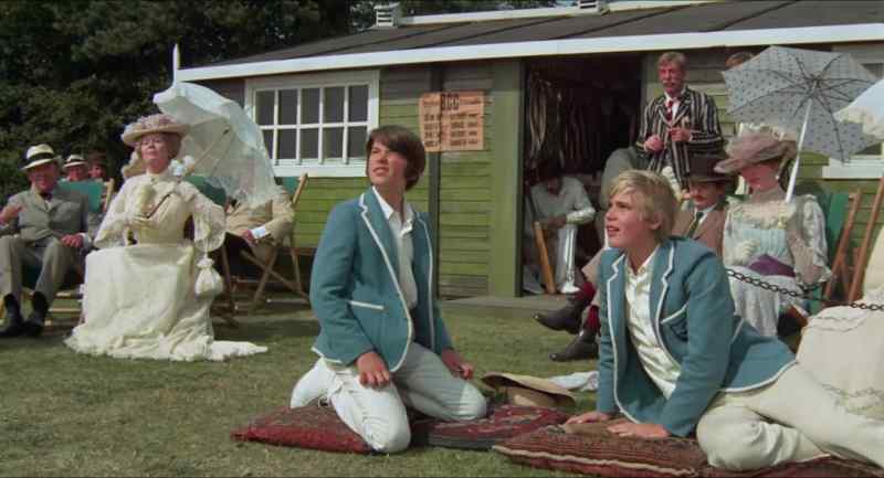 He's won the toss. We're batting