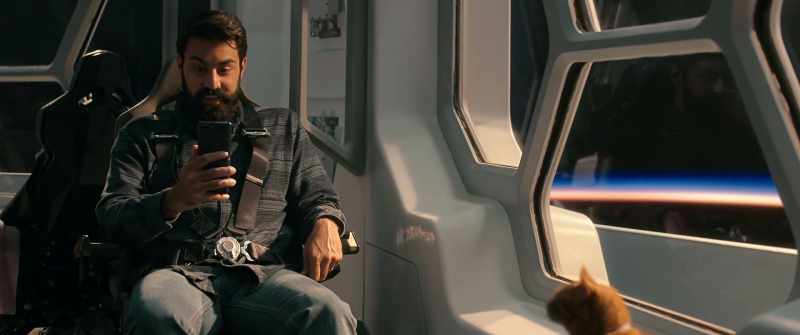 Hey, babe, so I'm in this crazy space elevator
