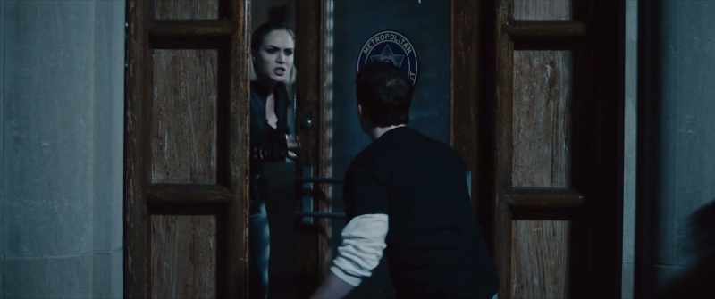 Hey. [banging on door]