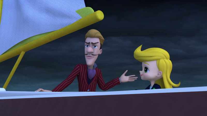 Hey! Black cloud! You're annoying my princess!