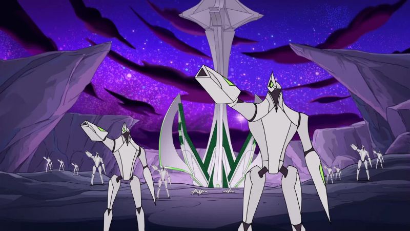 Hey, bot-faces! Come and get us!