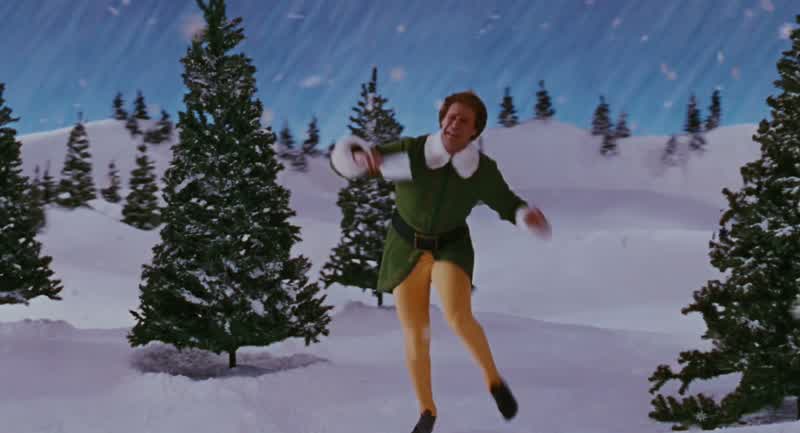 Hey, buddy, wanna pick some snow berries?