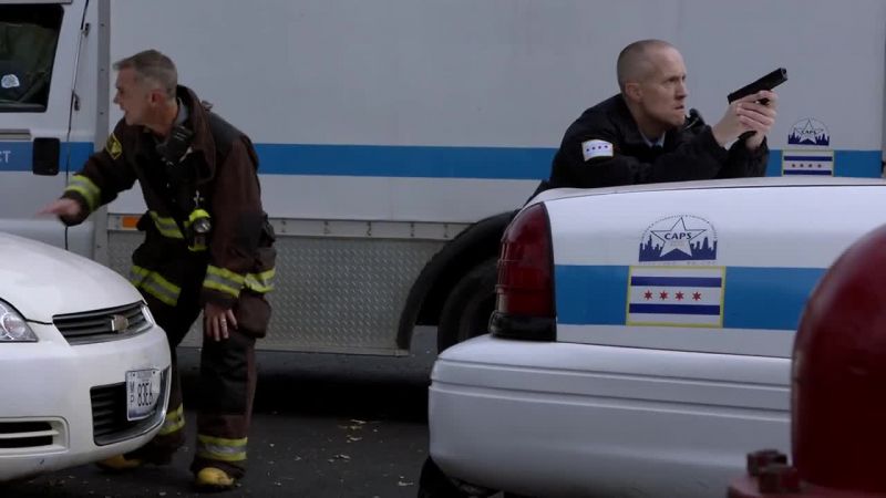 Hey, can we get the squad car moved?