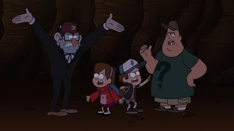 Hey! Cheer up, fellers! I fixed your lantern!