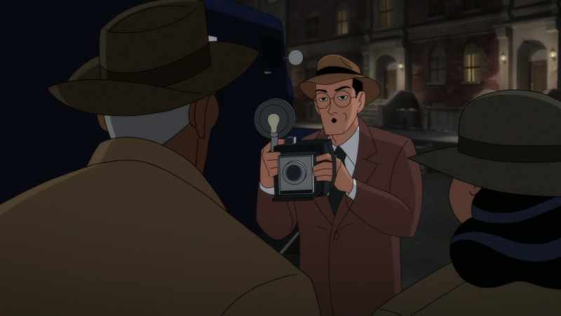 Hey, Commish, you see the Batman in there? Heard he was chasing that Firebug guy