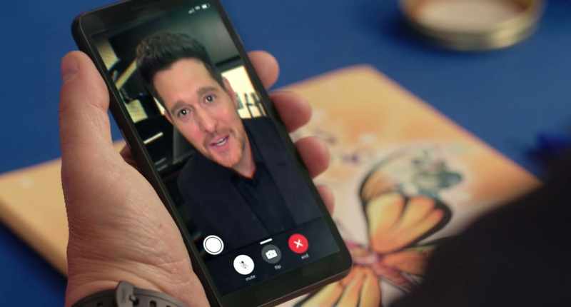Hey, cousin, it's Michael Buble, as in Larry Buble