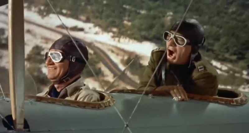 Hey, did you ever fly through a hangar?