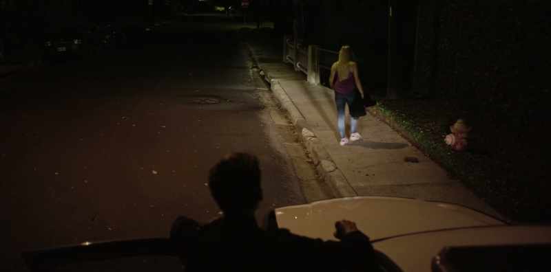 Hey, you don't have to walk on the sidewalk