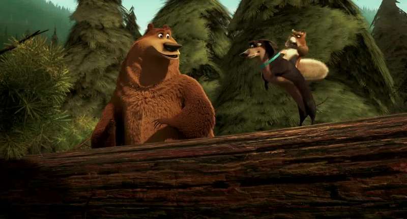 Hey Get off my trees you bucktoothed sporran