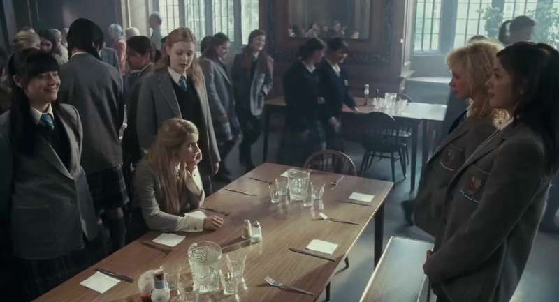 Hey get up Wait for Mrs Kingsley and the prefects