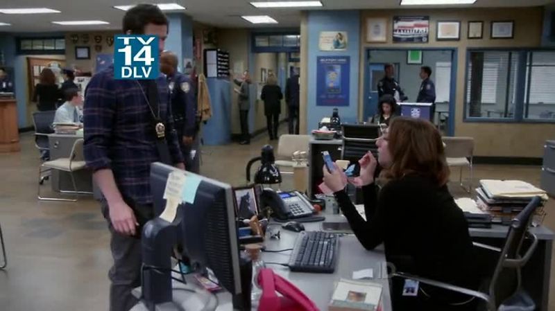 Hey, Gina, you got that file I needed Captain Holt to sign?