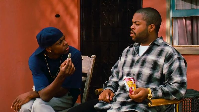 Hey, go in the house and get me something to roll this up with