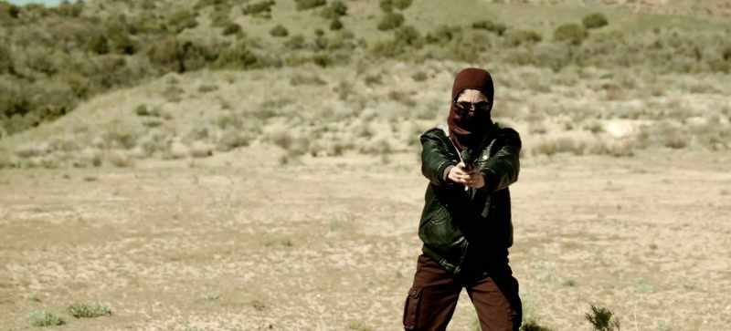 Hey. (gunshot blasting)