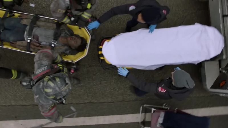Hey, guys. Let's get him on the stretcher