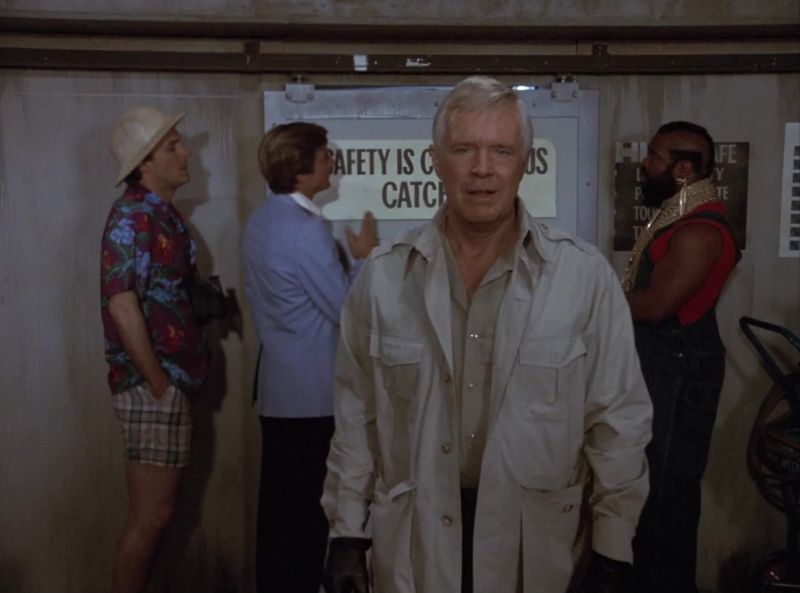 Hey, Hannibal, this concrete door's pretty thick, man