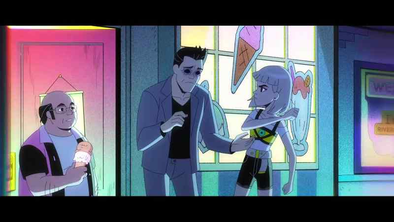 Hey, you harassing that girl? Leave her alone, man!