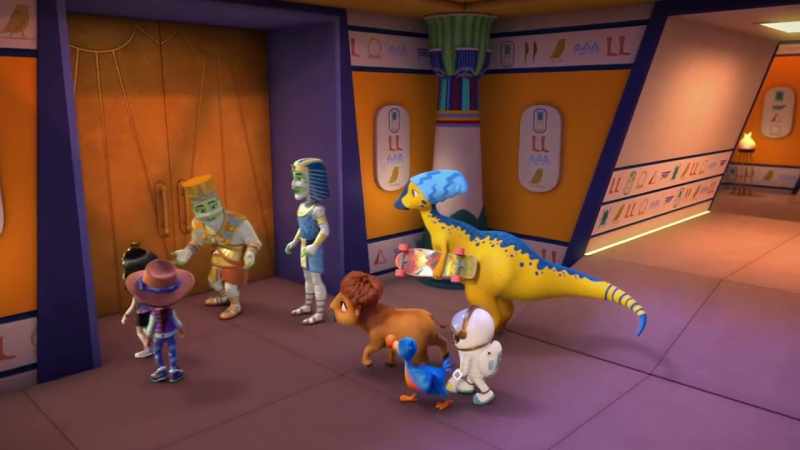 Hey, hey, hey. We mummies once built the pyramids