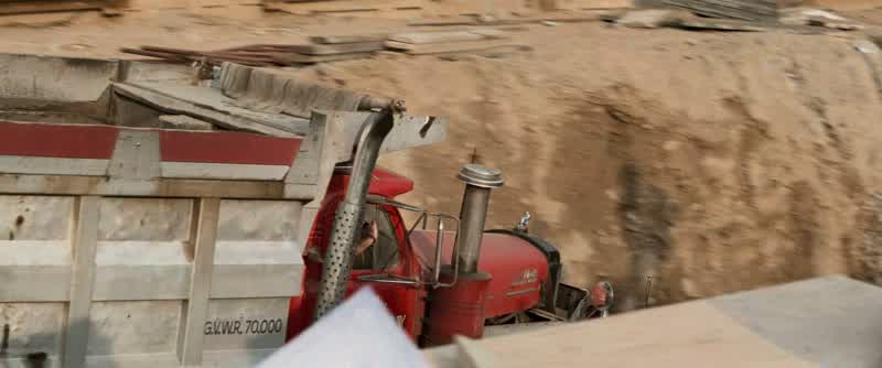 Hey! Is somethin' wrong? 480 yards of rock moved so far. Now, that's 10 times the Hoover Dam. Right