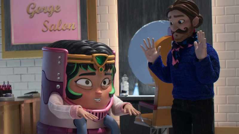 Hey, Jon Jon. -[squeals]