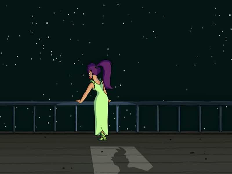 Hey, Leela, why'd you run off from dinner?