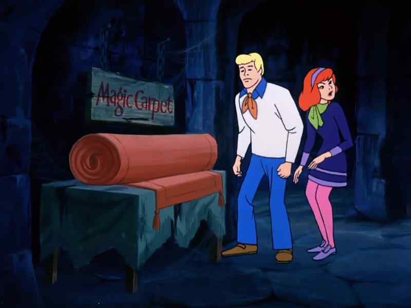 Hey, look! - A magic carpet!